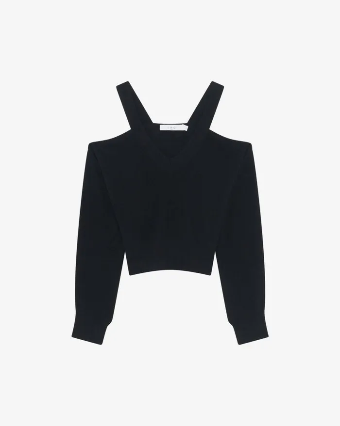 IRO MAHALA CUTOUT SWEATER Black Women Knits