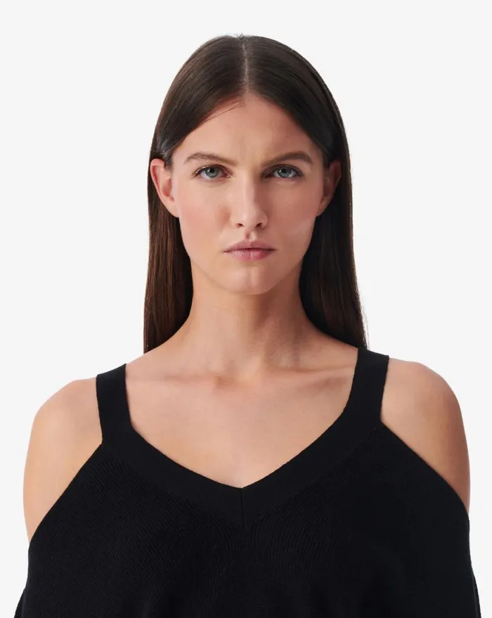 IRO MAHALA CUTOUT SWEATER Black Women Knits