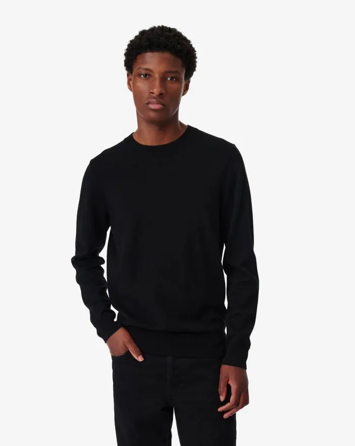 IRO MALEYO ROUNDNECK WOOL SWEATER Black Men Sweaters