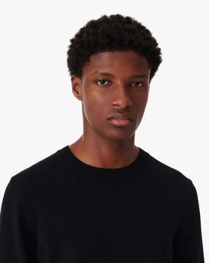 IRO MALEYO ROUNDNECK WOOL SWEATER Black Men Sweaters