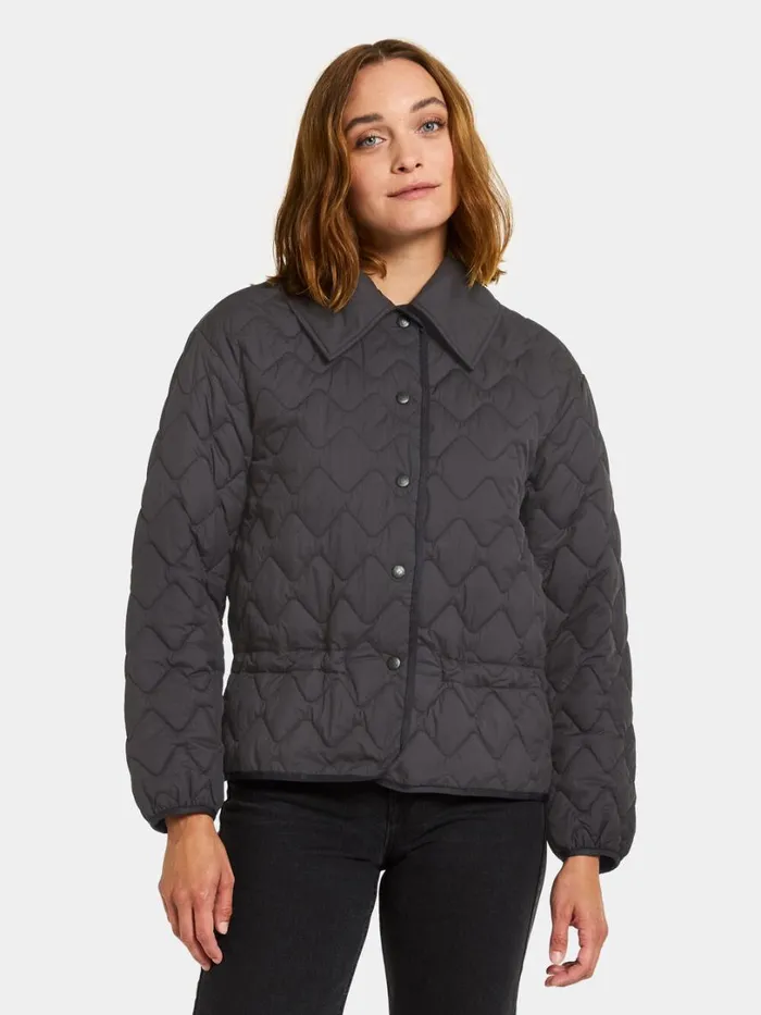 Isa Jacket Black Women Didriksons Spring Jackets