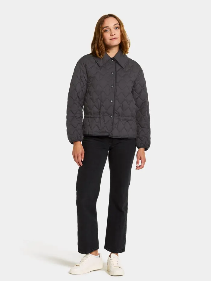 Isa Jacket Black Women Didriksons Spring Jackets