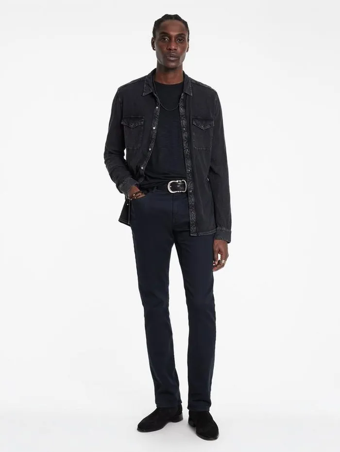 J701 8211 BLACK WEFT Eclipse Men John Varvatos Jeans