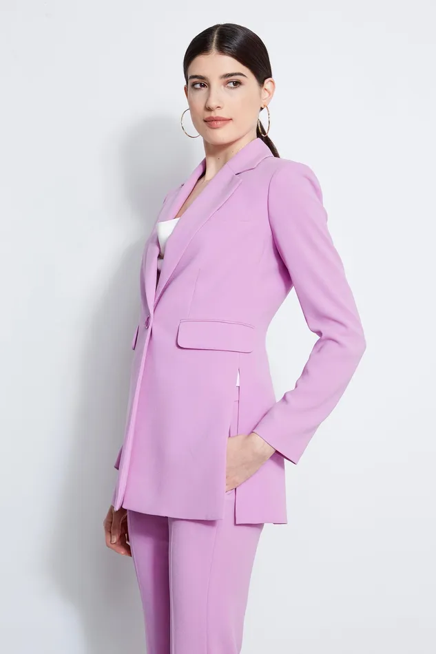Jackets and Blazers Women Elie Tahari Side Slit Blazer ORCHID