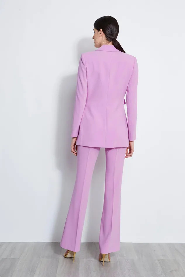 Jackets and Blazers Women Elie Tahari Side Slit Blazer ORCHID