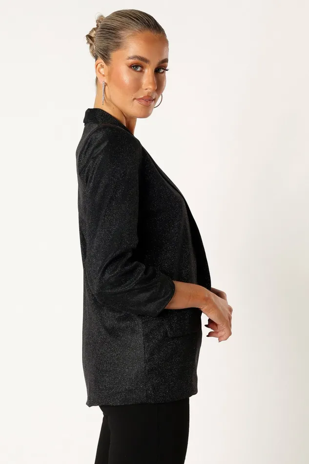 Jackets and Coats Women Petal and Pup Gemma Blazer Black
