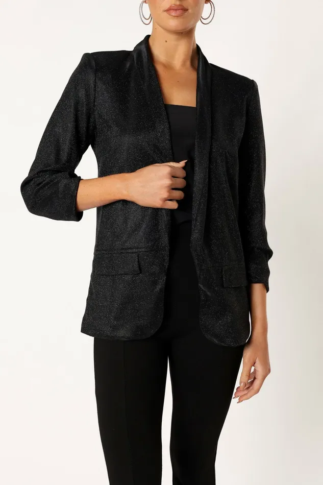 Jackets and Coats Women Petal and Pup Gemma Blazer Black