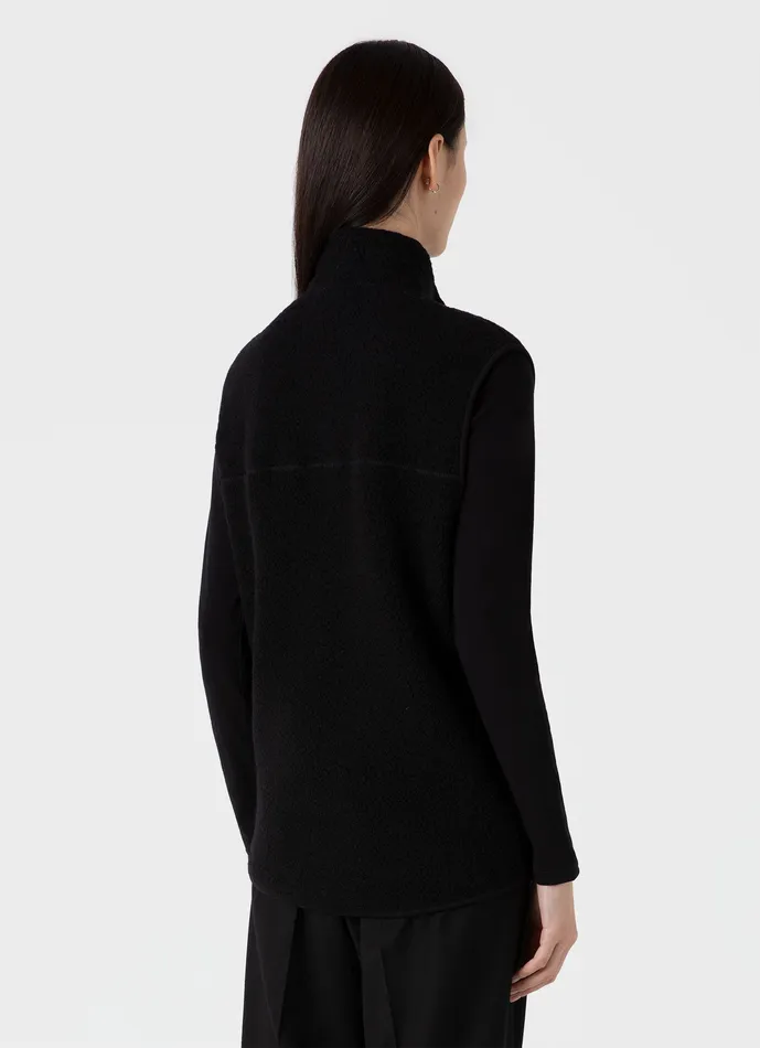 Jackets and Coats Wool Fleece Vest Black 8211 ussunspel Women Jackets and Coats Wool Fleece Vest Black 8211 ussunspel Women