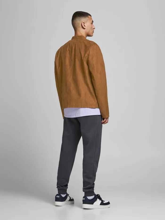 Jackets JACK and JONES Mens FAUX SUEDE JACKET Brown Tan