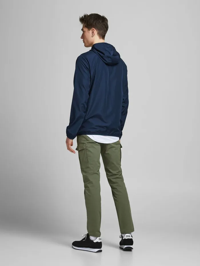 Jackets JACK and JONES Mens HOODED JACKET Blue Navy Blazer