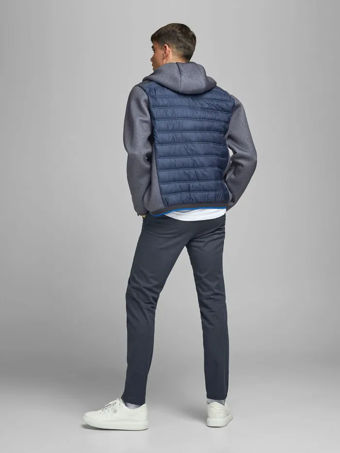 Jackets JACK and JONES Mens HYBRID LIGHTWEIGHT JACKET Blue Navy Blazer
