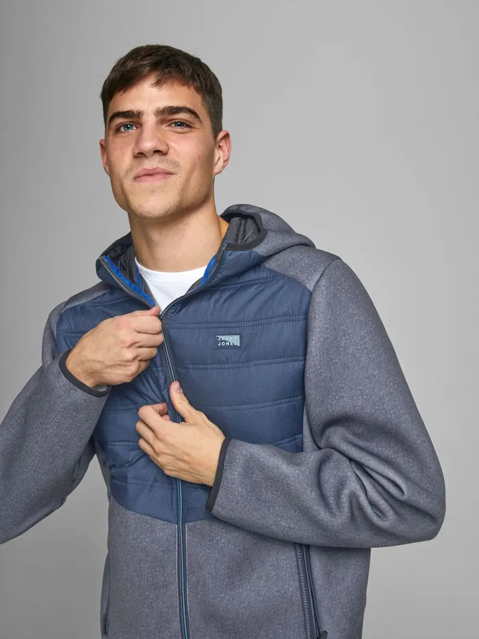 Jackets JACK and JONES Mens HYBRID LIGHTWEIGHT JACKET Blue Navy Blazer