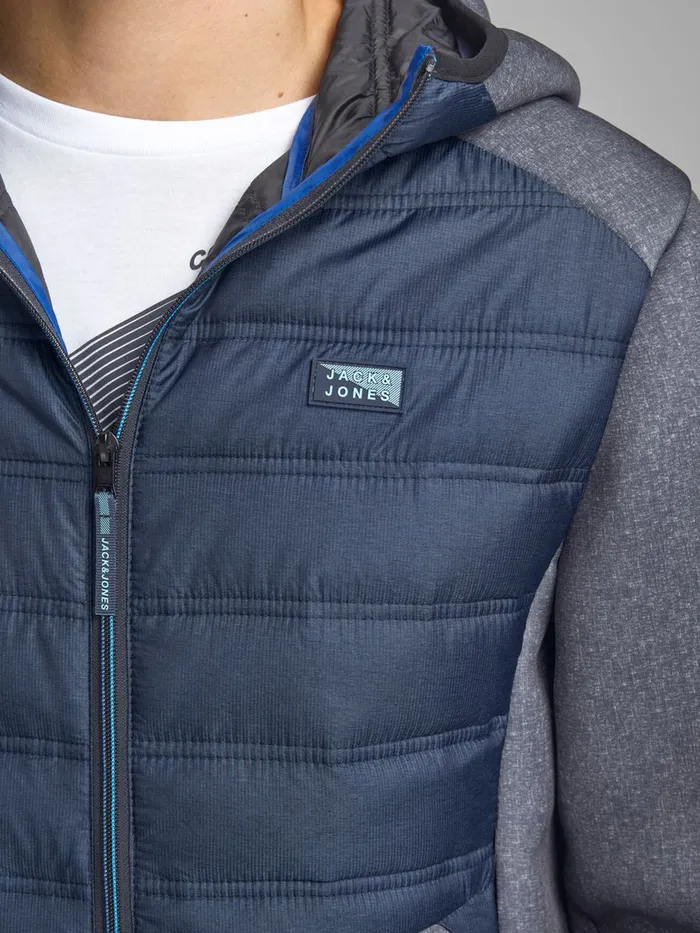 Jackets JACK and JONES Mens HYBRID LIGHTWEIGHT JACKET Blue Navy Blazer