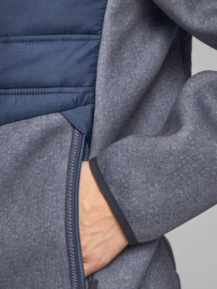 Jackets JACK and JONES Mens HYBRID LIGHTWEIGHT JACKET Blue Navy Blazer