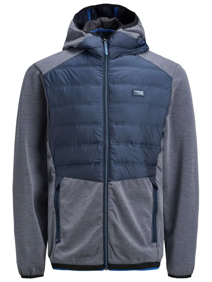 Jackets JACK and JONES Mens HYBRID LIGHTWEIGHT JACKET Blue Navy Blazer