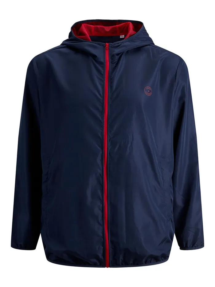 Jackets JACK and JONES Mens RECYCLED POLYESTER BLEND PLUS SIZE JACKET Blue Navy Blazer Jackets JACK and JONES Mens RECYCLED POLYESTER BLEND PLUS SIZE JACKET Blue Navy Blazer