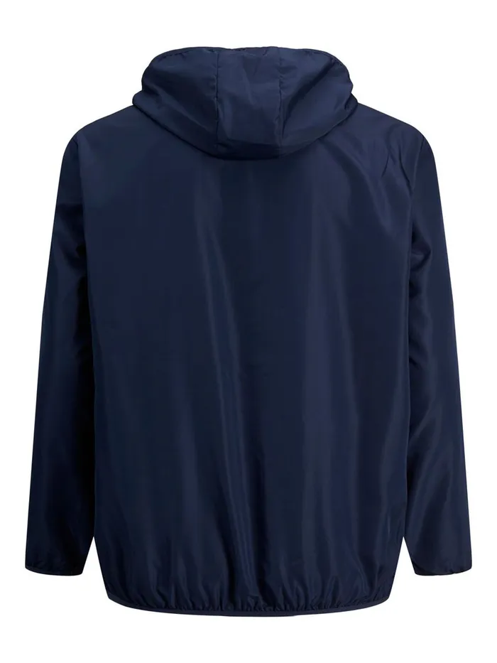 Jackets JACK and JONES Mens RECYCLED POLYESTER BLEND PLUS SIZE JACKET Blue Navy Blazer