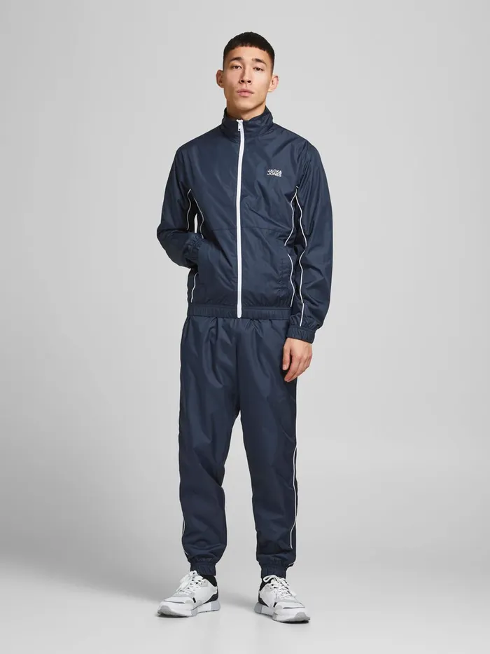Jackets JACK and JONES Mens TRACK JACKET Blue Navy Blazer