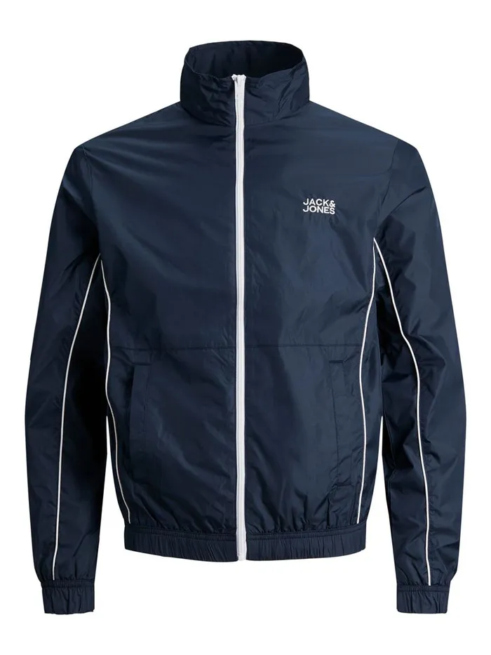 Jackets JACK and JONES Mens TRACK JACKET Blue Navy Blazer