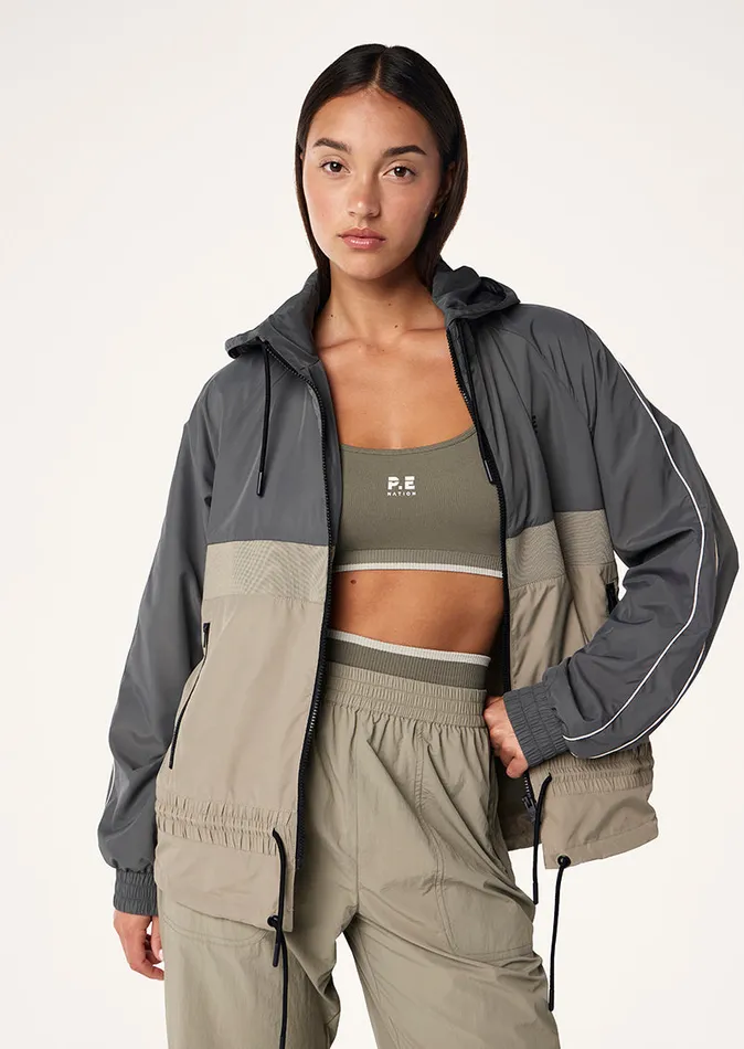 Jackets MAN DOWN JACKET IN GUNMETAL 8211 PE Nation Women