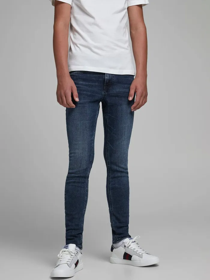 Jeans JACK and JONES Junior BOYS LIAM ORIGINAL SLIM FIT JEANS Blue Blue Denim