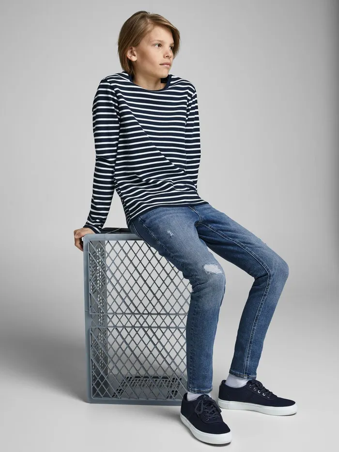 Jeans JACK and JONES Junior BOYS SKINNY FIT JEANS Blue Blue Denim