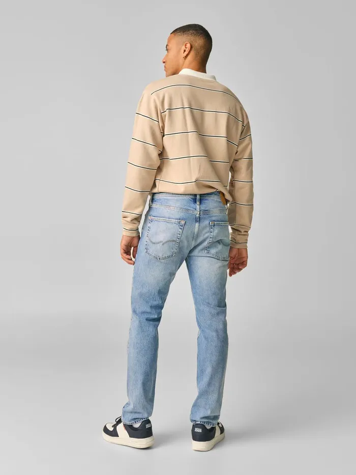 Jeans JACK and JONES Mens CLARK ORIGINAL CJ 195 REGULAR FIT JEANS Blue Blue Denim