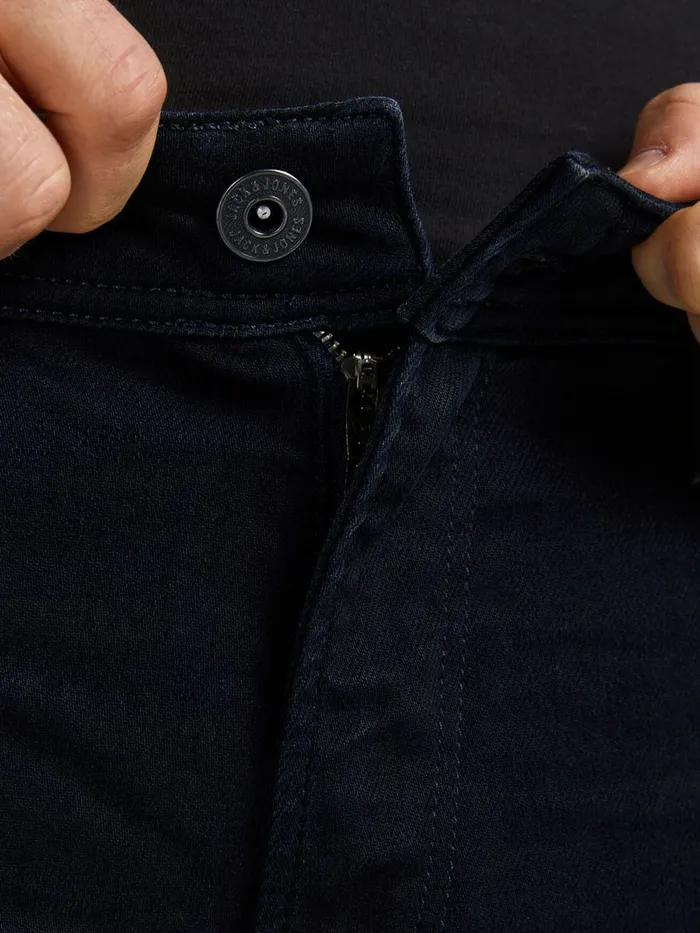 Jeans JACK and JONES Mens CLARK ORIGINAL JOS 218 REGULAR FIT JEANS Black Blue Denim