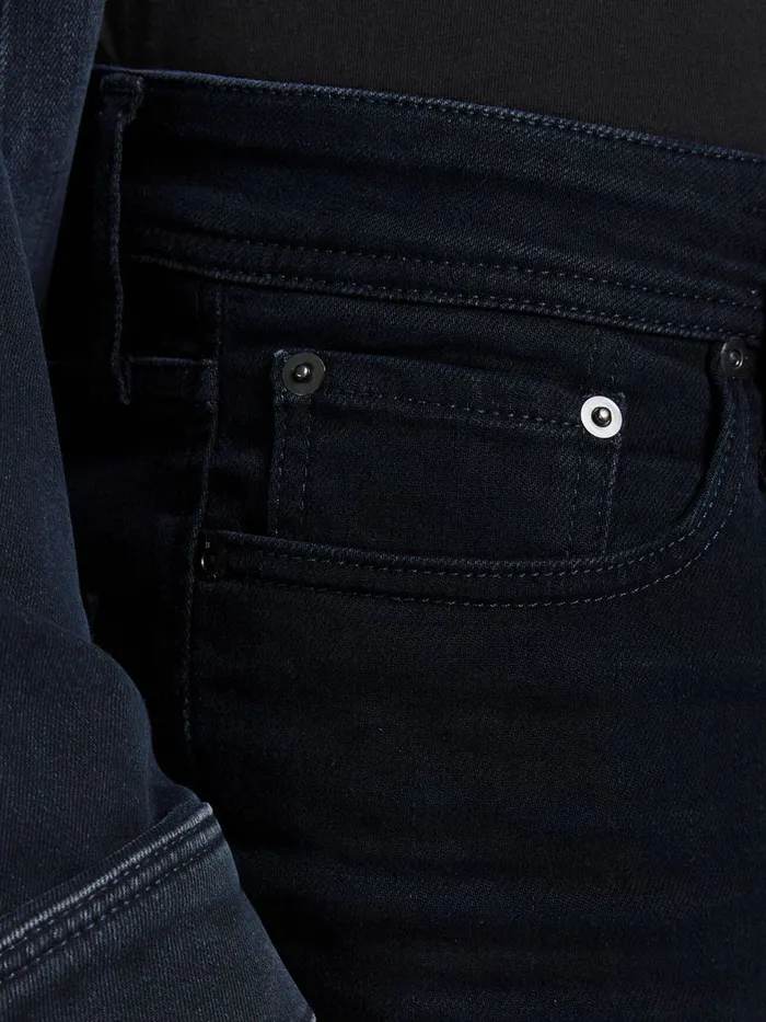 Jeans JACK and JONES Mens CLARK ORIGINAL JOS 218 REGULAR FIT JEANS Black Blue Denim