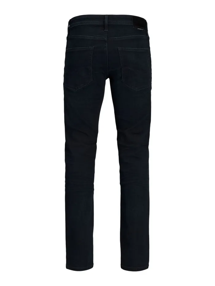 Jeans JACK and JONES Mens CLARK ORIGINAL JOS 218 REGULAR FIT JEANS Black Blue Denim