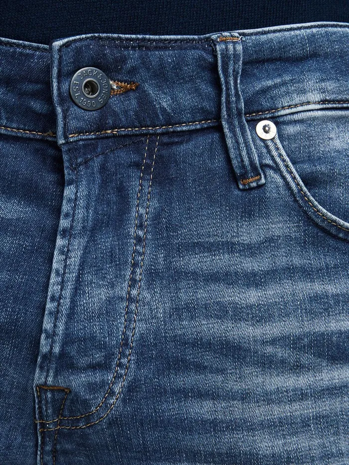 Jeans JACK and JONES Mens GLENN ICON JJ 357 50SPS SLIM FIT JEANS Blue Blue Denim