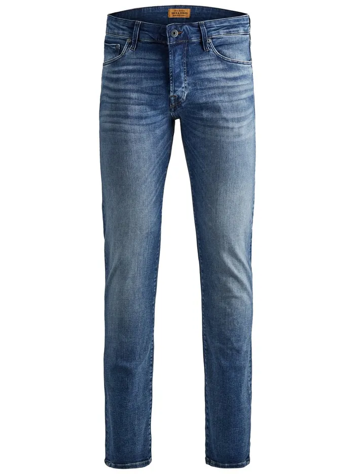 Jeans JACK and JONES Mens GLENN ICON JJ 357 50SPS SLIM FIT JEANS Blue Blue Denim