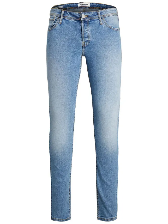 Jeans JACK and JONES Mens GLENN ORIGINAL NA 032 PLUS SIZE SLIM FIT JEANS Blue Blue Denim
