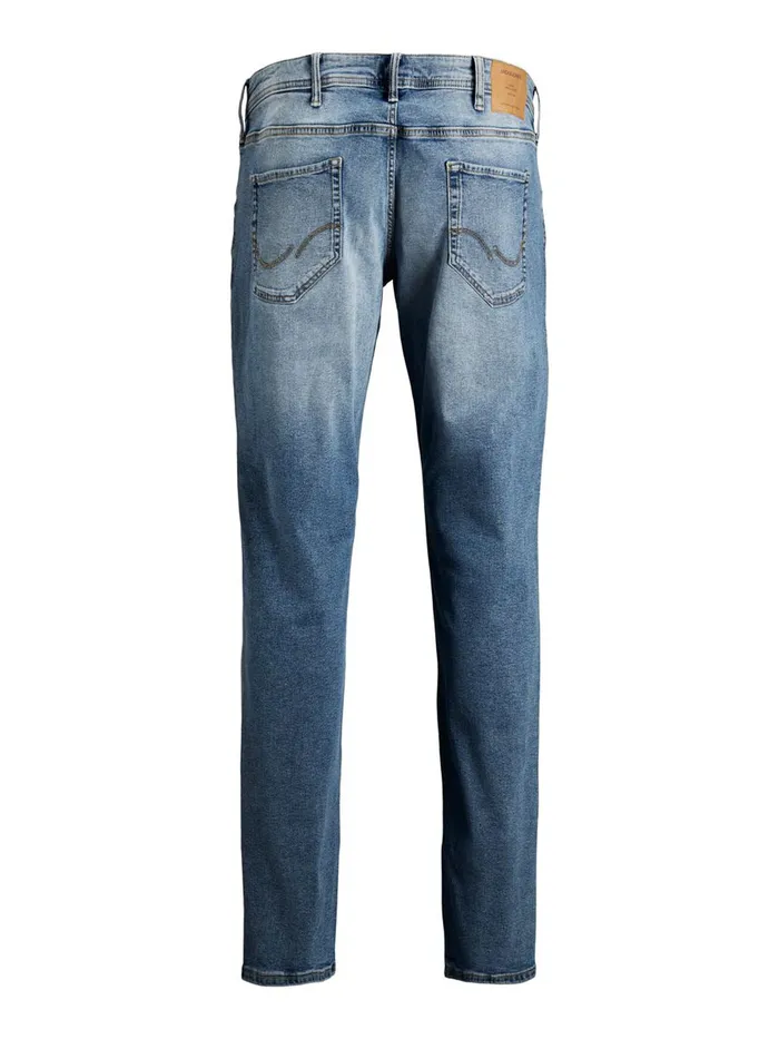 Jeans JACK and JONES Mens GLENN ORIGINAL NA 032 PLUS SIZE SLIM FIT JEANS Blue Blue Denim