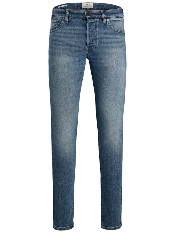 Jeans JACK and JONES Mens GLENN ROYAL R233 RDD SLIM FIT JEANS Blue Blue Denim