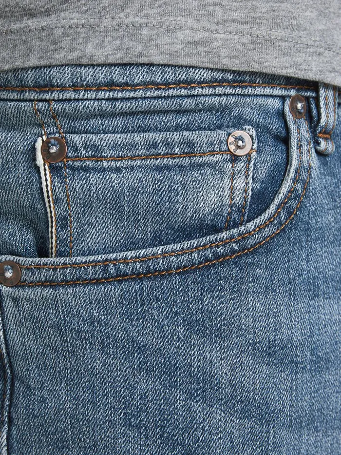 Jeans JACK and JONES Mens GLENN ROYAL R233 RDD SLIM FIT JEANS Blue Blue Denim