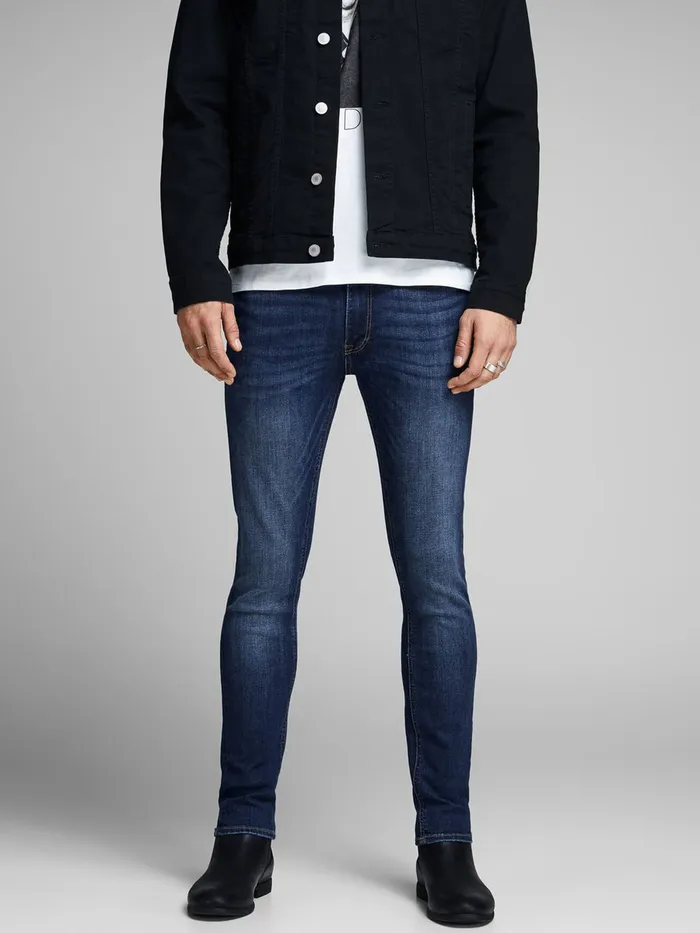 Jeans JACK and JONES Mens LIAM ORIGINAL AM 014 SKINNY FIT JEANS Blue Blue Denim Jeans JACK and JONES Mens LIAM ORIGINAL AM 014 SKINNY FIT JEANS Blue Blue Denim