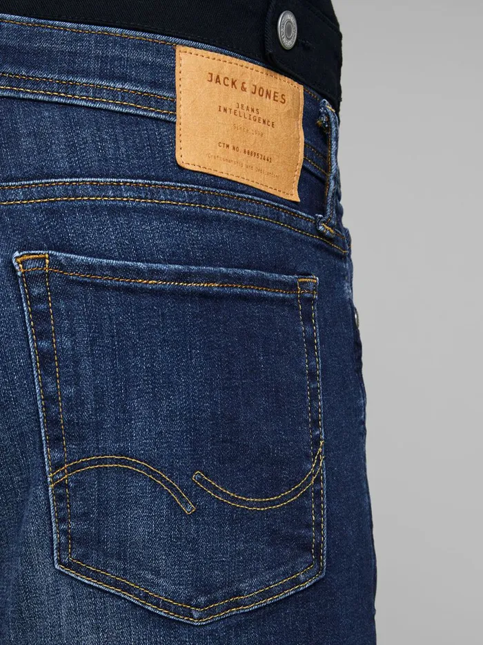 Jeans JACK and JONES Mens LIAM ORIGINAL AM 014 SKINNY FIT JEANS Blue Blue Denim