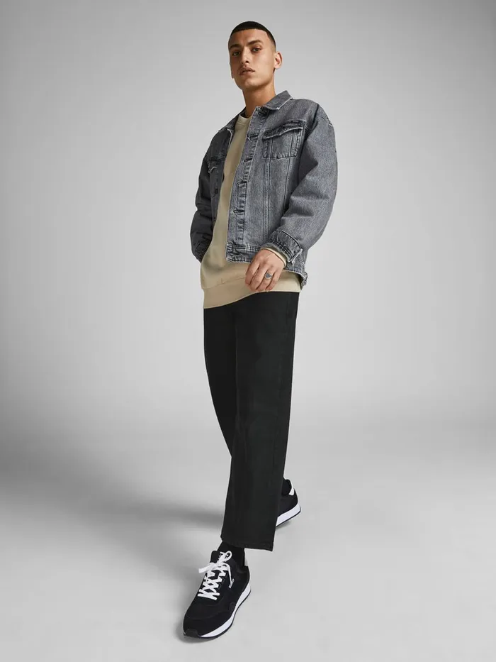 Jeans JACK and JONES Mens ROB ORIGINAL CJ 935 LOOSE FIT JEANS Black Black Denim