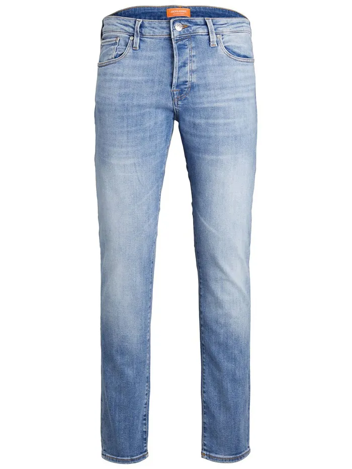 Jeans JACK and JONES Mens TIM ICON AM 967 50SPS SLIMSTRAIGHT FIT JEANS Blue Blue Denim