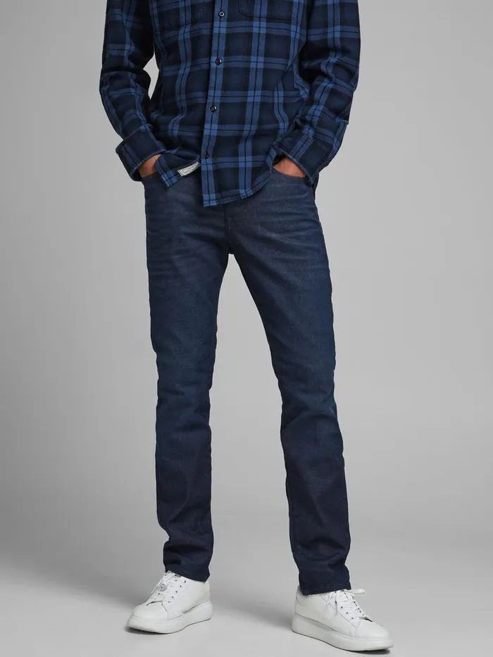 Jeans JACK and JONES Mens TIM ICON JJ 265 SLIMSTRAIGHT FIT JEANS Blue Blue Denim Jeans JACK and JONES Mens TIM ICON JJ 265 SLIMSTRAIGHT FIT JEANS Blue Blue Denim