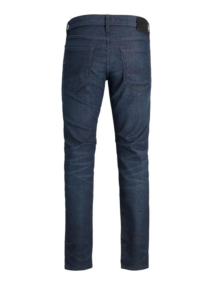 Jeans JACK and JONES Mens TIM ICON JJ 265 SLIMSTRAIGHT FIT JEANS Blue Blue Denim