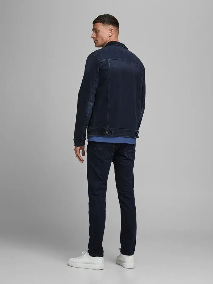Jeans JACK and JONES Mens TIM VINTAGE AM 603 SLIMSTRAIGHT FIT JEANS Blue Blue Denim