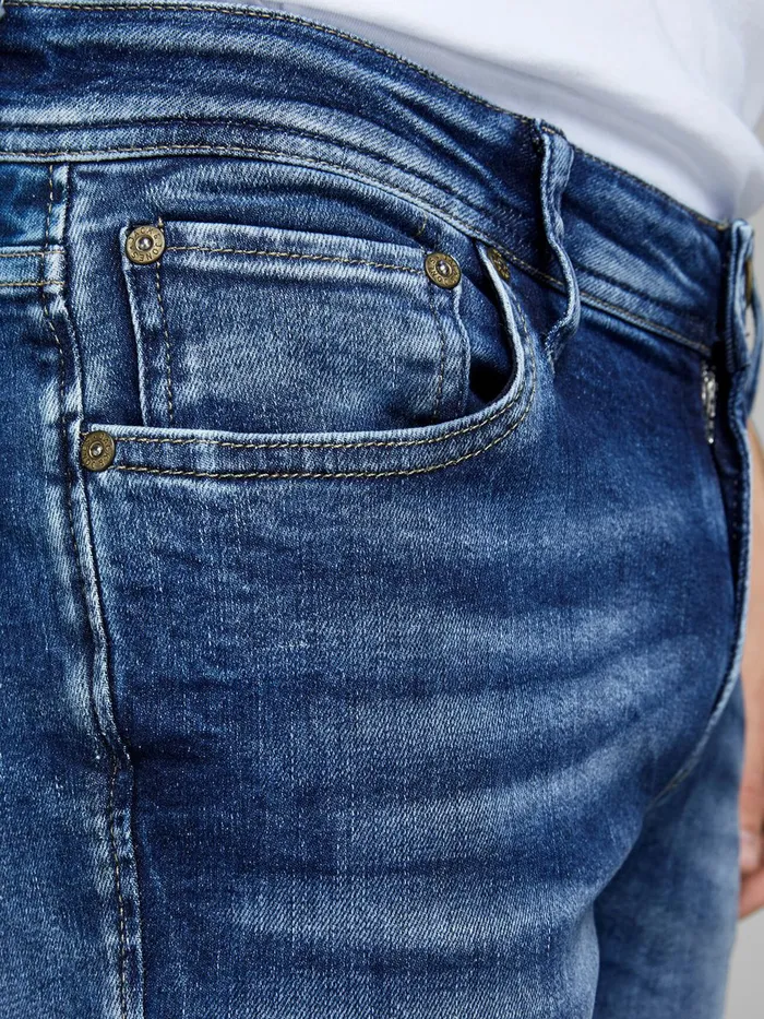 Jeans JACK and JONES Mens TOM ORIGINAL JOS 510 50SPS SKINNY FIT JEANS Blue Blue Denim