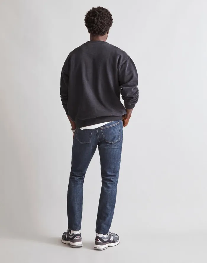 Jeans Men Madewell Athletic Slim Jeans COOLMAX Denim Edition Leeward Wash