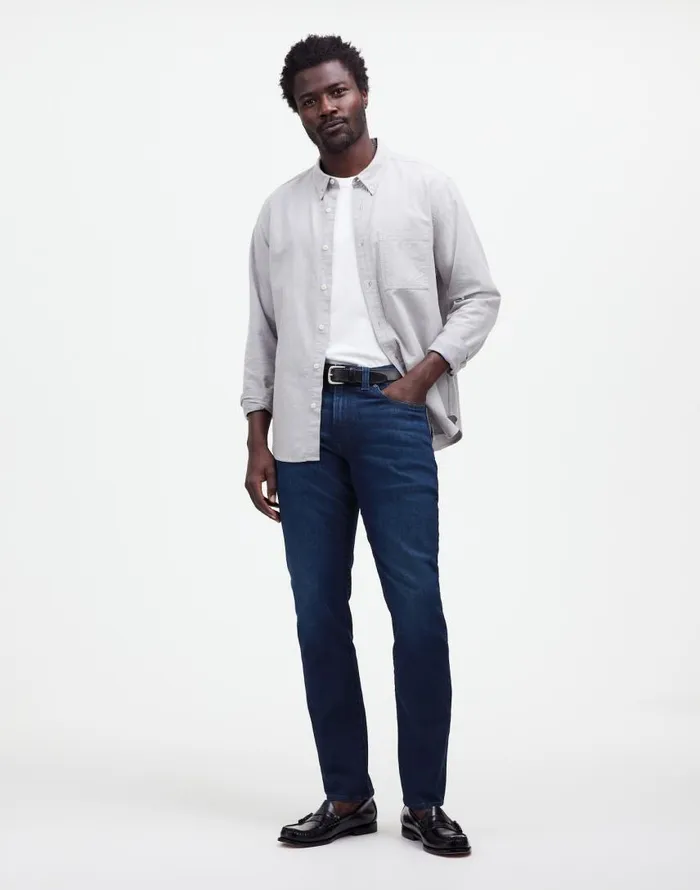 Jeans Men Madewell Slim Jeans Airy Stretch Denim Edition Locust Wash