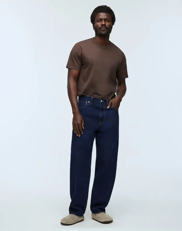 Jeans Men Madewell The 1991 Loose Straight Jean Rinse
