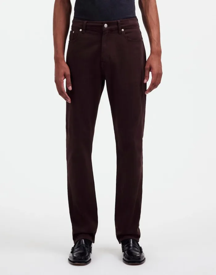 Jeans Men Madewell The Allday 1991 StraightLeg Pant Dark Carob