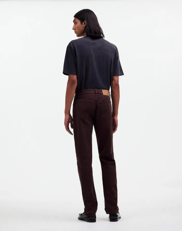 Jeans Men Madewell The Allday 1991 StraightLeg Pant Dark Carob