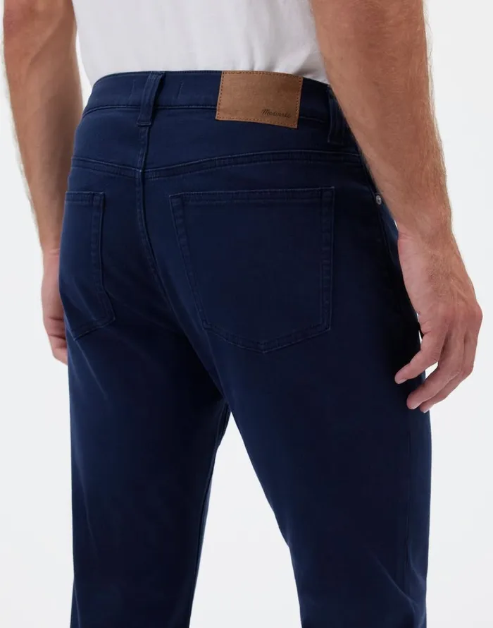 Jeans Men Madewell The Athletic Allday Slim Pant Deep Indigo